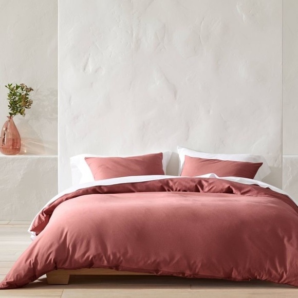 NWT CASALUNA Cashmere Blend Duvet Cover & Sham Set King Size - Picture 1 of 14
